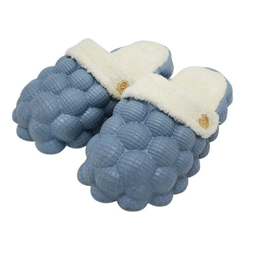 Non-slip Warm Cotton Bubble Slides for Home | Holiday Gifts | Mom Essentials